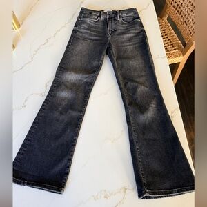 Frame Black Crop Boot Cut Women's Jeans